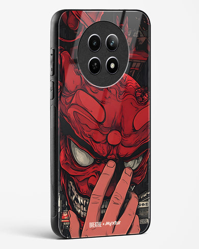 Oni Mask [BREATHE] Glass Case Phone Cover (Realme)