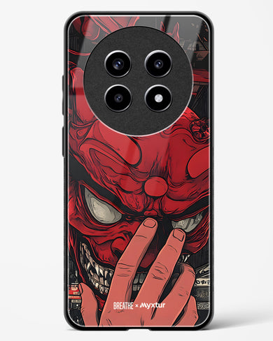 Oni Mask [BREATHE] Glass Case Phone Cover (Realme)