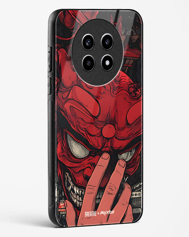 Oni Mask [BREATHE] Glass Case Phone Cover (Realme)