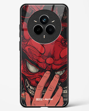 Oni Mask [BREATHE] Glass Case Phone Cover (Realme)