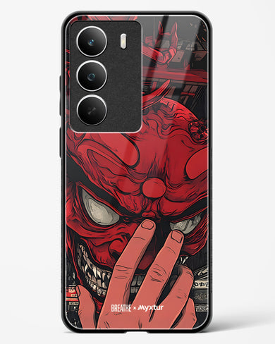 Oni Mask [BREATHE] Glass Case Phone Cover (Realme)