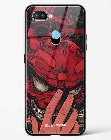 Oni Mask [BREATHE] Glass Case Phone Cover (Realme)