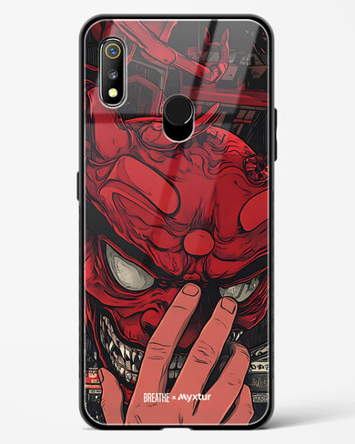 Oni Mask [BREATHE] Glass Case Phone Cover (Realme)