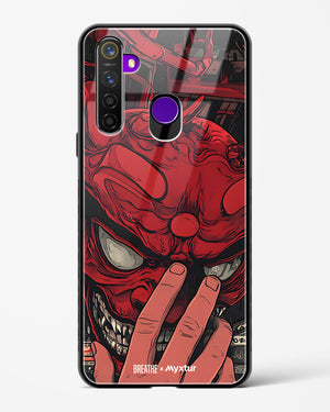 Oni Mask [BREATHE] Glass Case Phone Cover (Realme)