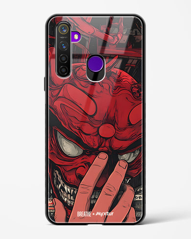 Oni Mask [BREATHE] Glass Case Phone Cover (Realme)