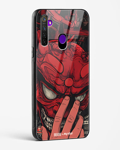 Oni Mask [BREATHE] Glass Case Phone Cover (Realme)