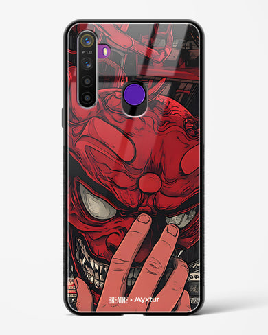 Oni Mask [BREATHE] Glass Case Phone Cover (Realme)