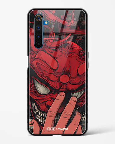 Oni Mask [BREATHE] Glass Case Phone Cover (Realme)