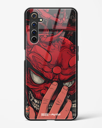 Oni Mask [BREATHE] Glass Case Phone Cover (Realme)