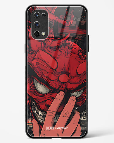 Oni Mask [BREATHE] Glass Case Phone Cover (Realme)