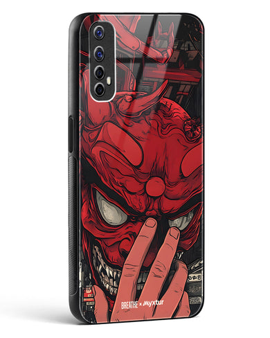 Oni Mask [BREATHE] Glass Case Phone Cover (Realme)