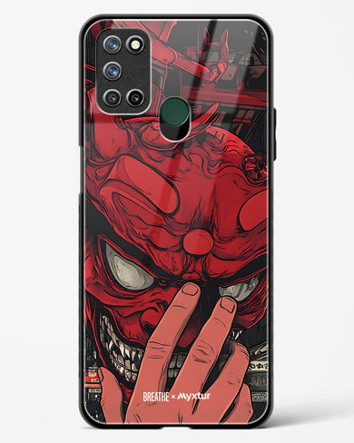 Oni Mask [BREATHE] Glass Case Phone Cover (Realme)