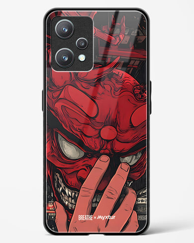 Oni Mask [BREATHE] Glass Case Phone Cover (Realme)