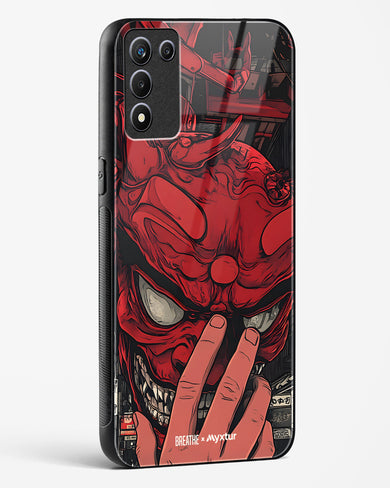 Oni Mask [BREATHE] Glass Case Phone Cover (Realme)