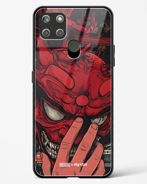 Oni Mask [BREATHE] Glass Case Phone Cover (Realme)