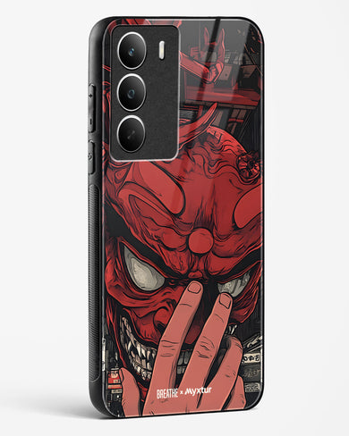 Oni Mask [BREATHE] Glass Case Phone Cover (Realme)