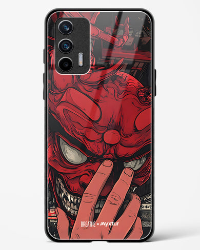Oni Mask [BREATHE] Glass Case Phone Cover (Realme)
