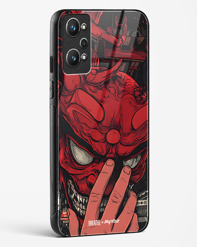 Oni Mask [BREATHE] Glass Case Phone Cover (Realme)