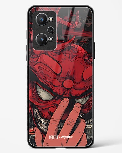 Oni Mask [BREATHE] Glass Case Phone Cover (Realme)