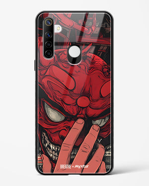 Oni Mask [BREATHE] Glass Case Phone Cover (Realme)