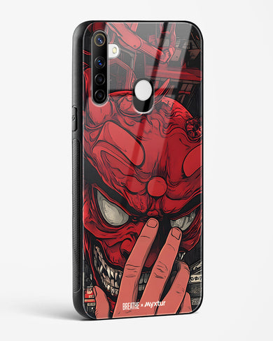 Oni Mask [BREATHE] Glass Case Phone Cover (Realme)