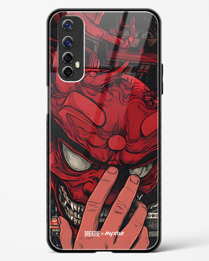 Oni Mask [BREATHE] Glass Case Phone Cover (Realme)
