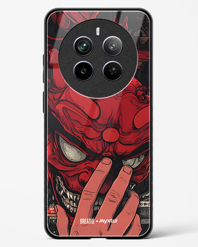 Oni Mask [BREATHE] Glass Case Phone Cover (Realme)