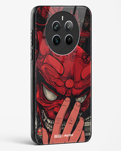 Oni Mask [BREATHE] Glass Case Phone Cover (Realme)