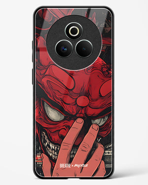 Oni Mask [BREATHE] Glass Case Phone Cover (Realme)