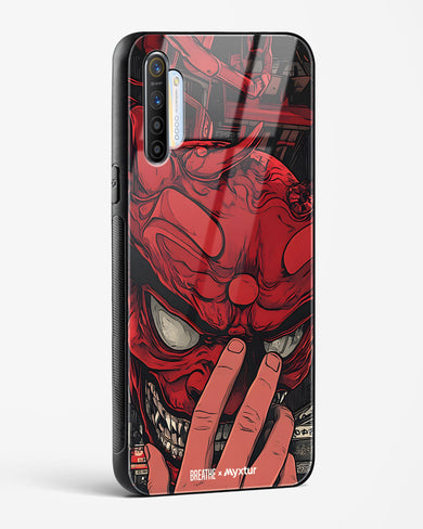 Oni Mask [BREATHE] Glass Case Phone Cover (Realme)