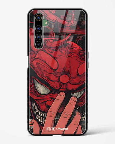 Oni Mask [BREATHE] Glass Case Phone Cover (Realme)