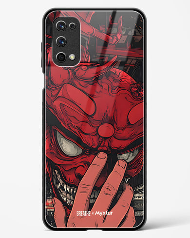 Oni Mask [BREATHE] Glass Case Phone Cover (Realme)