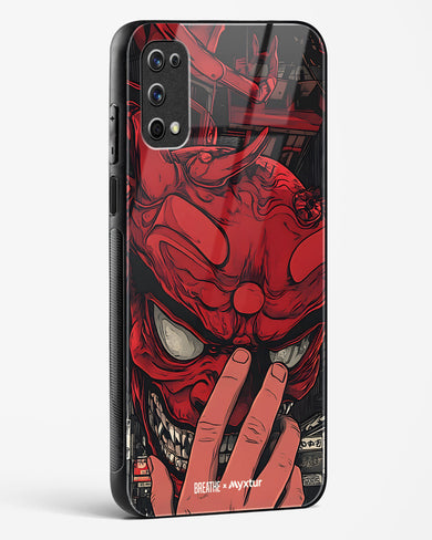 Oni Mask [BREATHE] Glass Case Phone Cover (Realme)