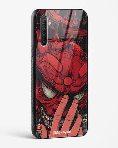 Oni Mask [BREATHE] Glass Case Phone Cover (Realme)