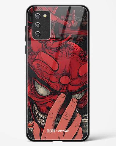 Oni Mask [BREATHE] Glass Case Phone Cover (Samsung)