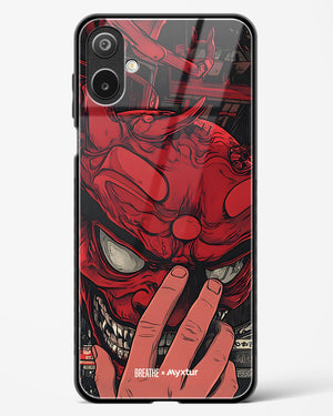 Oni Mask [BREATHE] Glass Case Phone Cover (Samsung)