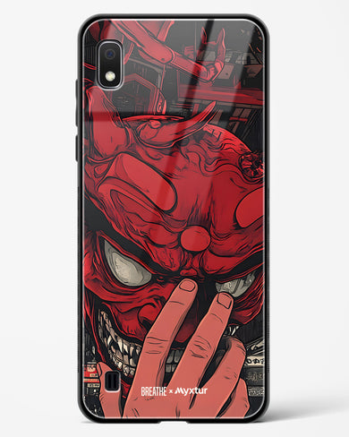 Oni Mask [BREATHE] Glass Case Phone Cover (Samsung)