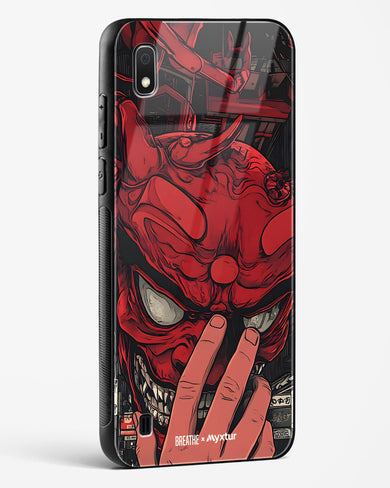 Oni Mask [BREATHE] Glass Case Phone Cover (Samsung)