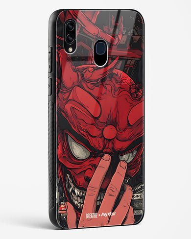 Oni Mask [BREATHE] Glass Case Phone Cover (Samsung)