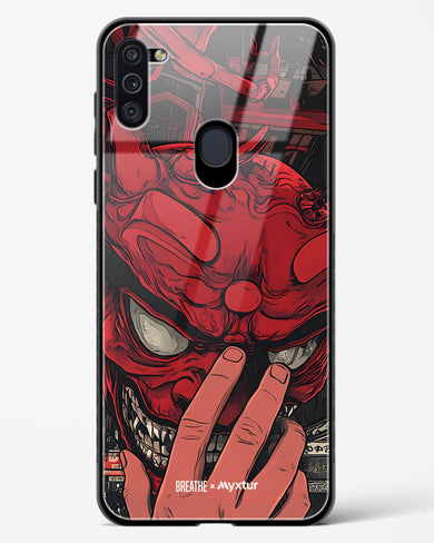 Oni Mask [BREATHE] Glass Case Phone Cover (Samsung)