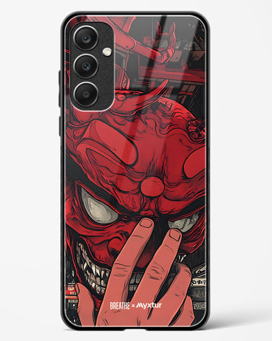 Oni Mask [BREATHE] Glass Case Phone Cover (Samsung)