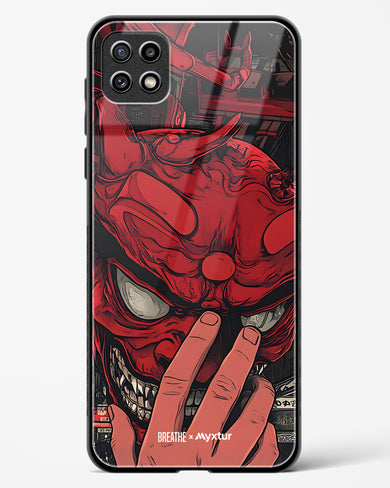 Oni Mask [BREATHE] Glass Case Phone Cover (Samsung)