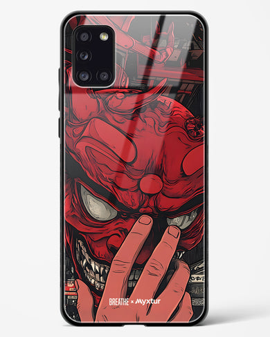 Oni Mask [BREATHE] Glass Case Phone Cover (Samsung)