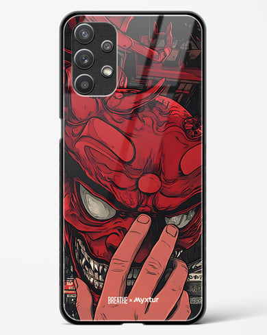 Oni Mask [BREATHE] Glass Case Phone Cover (Samsung)