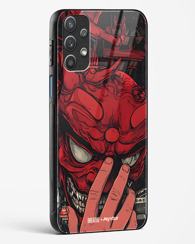 Oni Mask [BREATHE] Glass Case Phone Cover (Samsung)