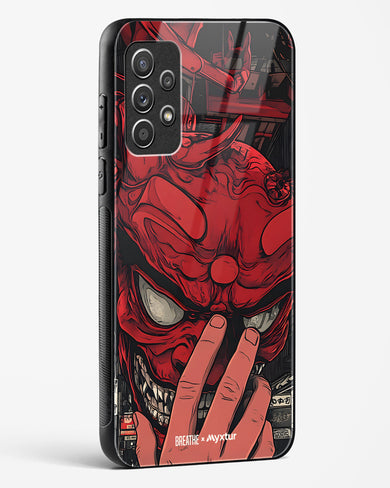 Oni Mask [BREATHE] Glass Case Phone Cover (Samsung)