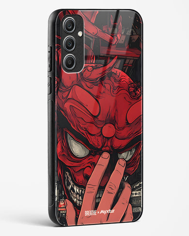 Oni Mask [BREATHE] Glass Case Phone Cover (Samsung)