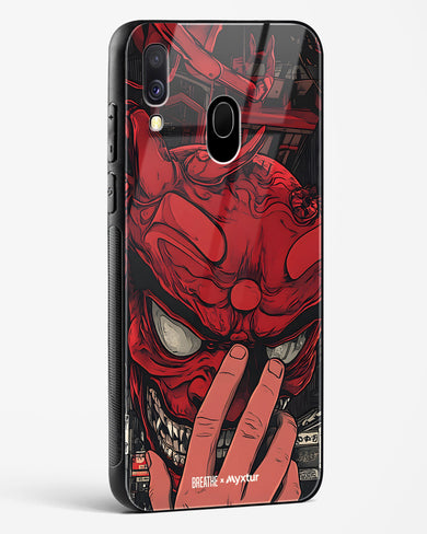 Oni Mask [BREATHE] Glass Case Phone Cover (Samsung)