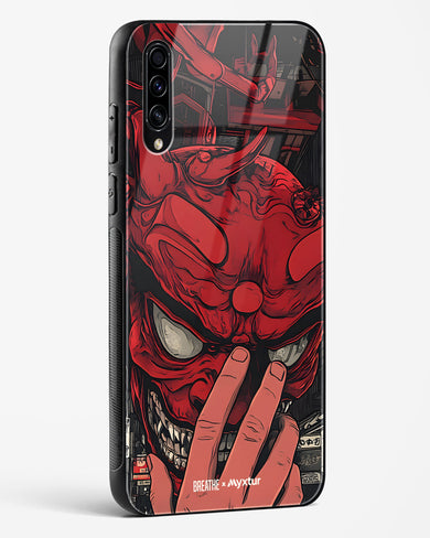 Oni Mask [BREATHE] Glass Case Phone Cover (Samsung)