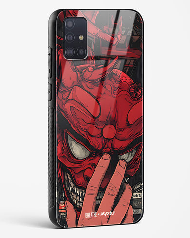 Oni Mask [BREATHE] Glass Case Phone Cover (Samsung)